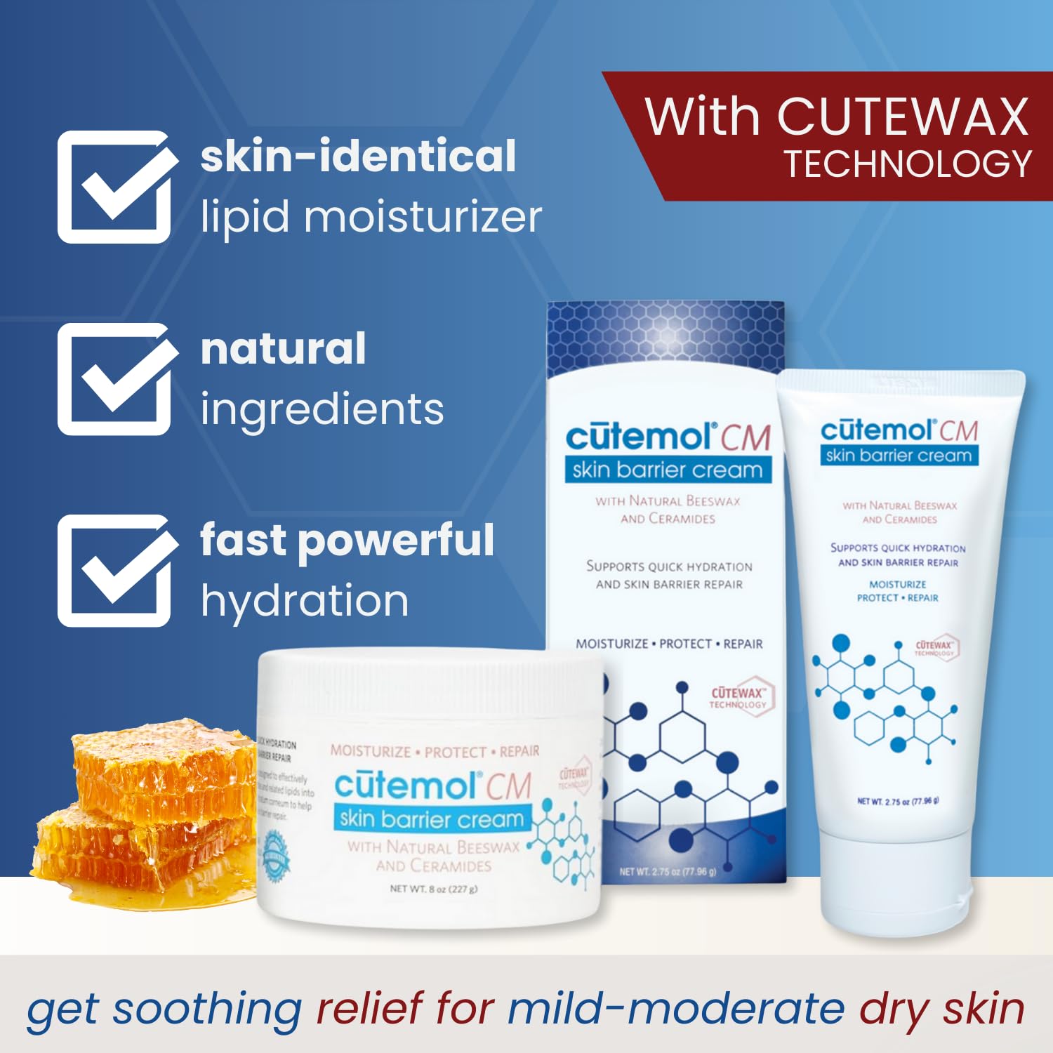 Cutemol CM - Advanced Emollient Cream 8oz
