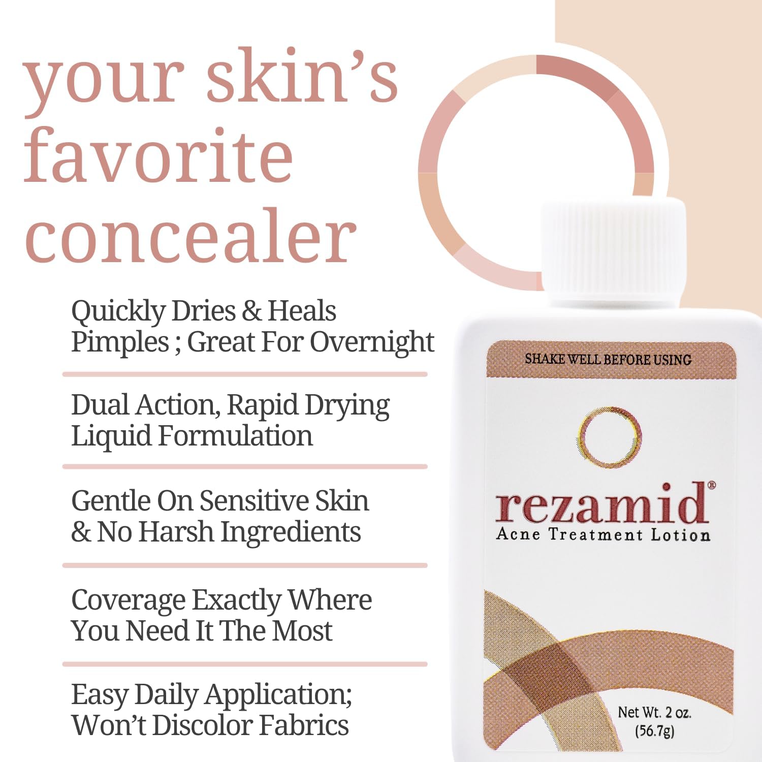 Rezamid Acne Lotion - Medicated Acne Treatment