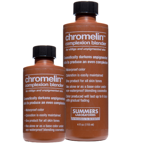 Chromelin Skin Dye for Vitiligo - Cosmetic Cover Solution 4oz
