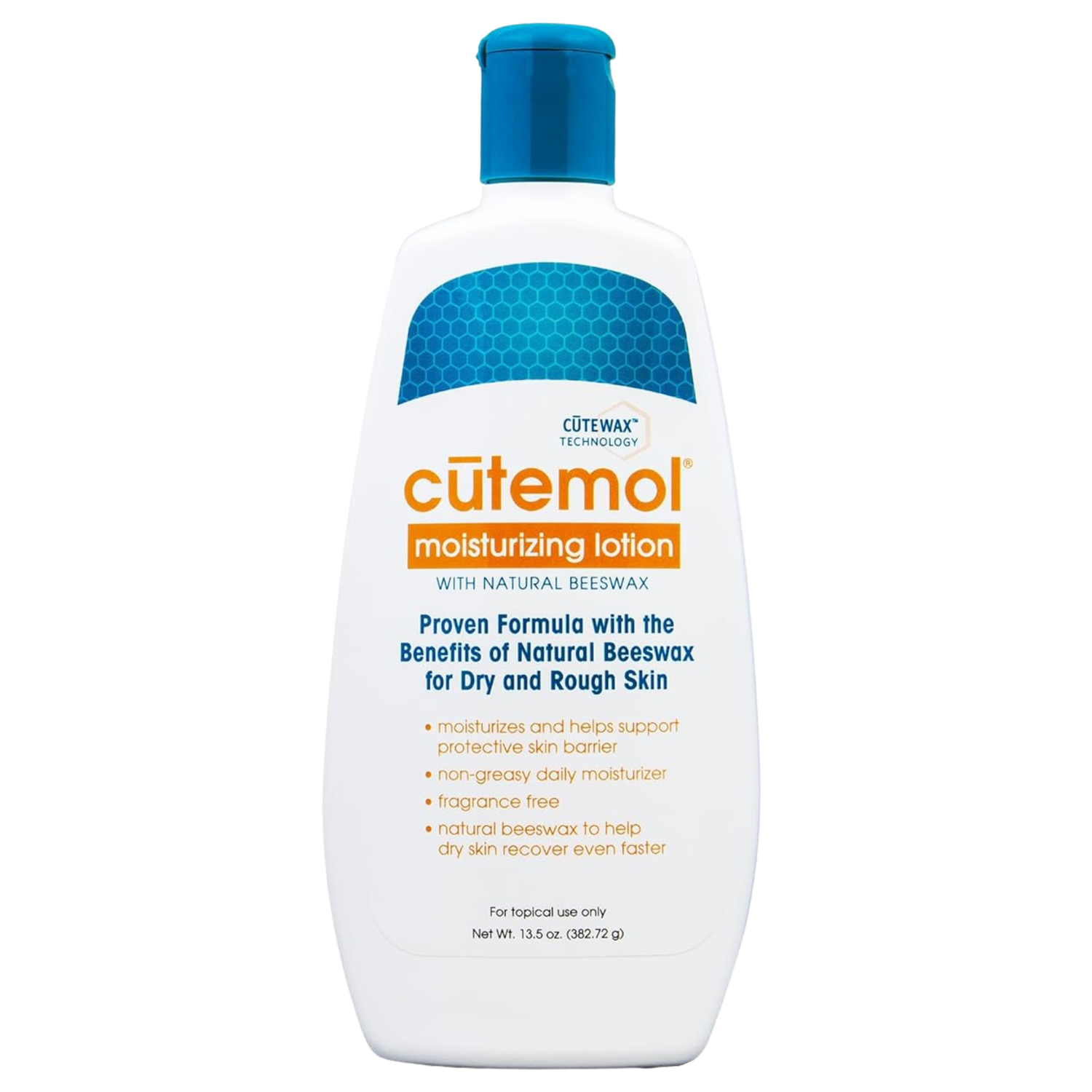 Cutemol Moisturizing Lotion - Daily Hydration for Problem Dry Skin 13.5oz