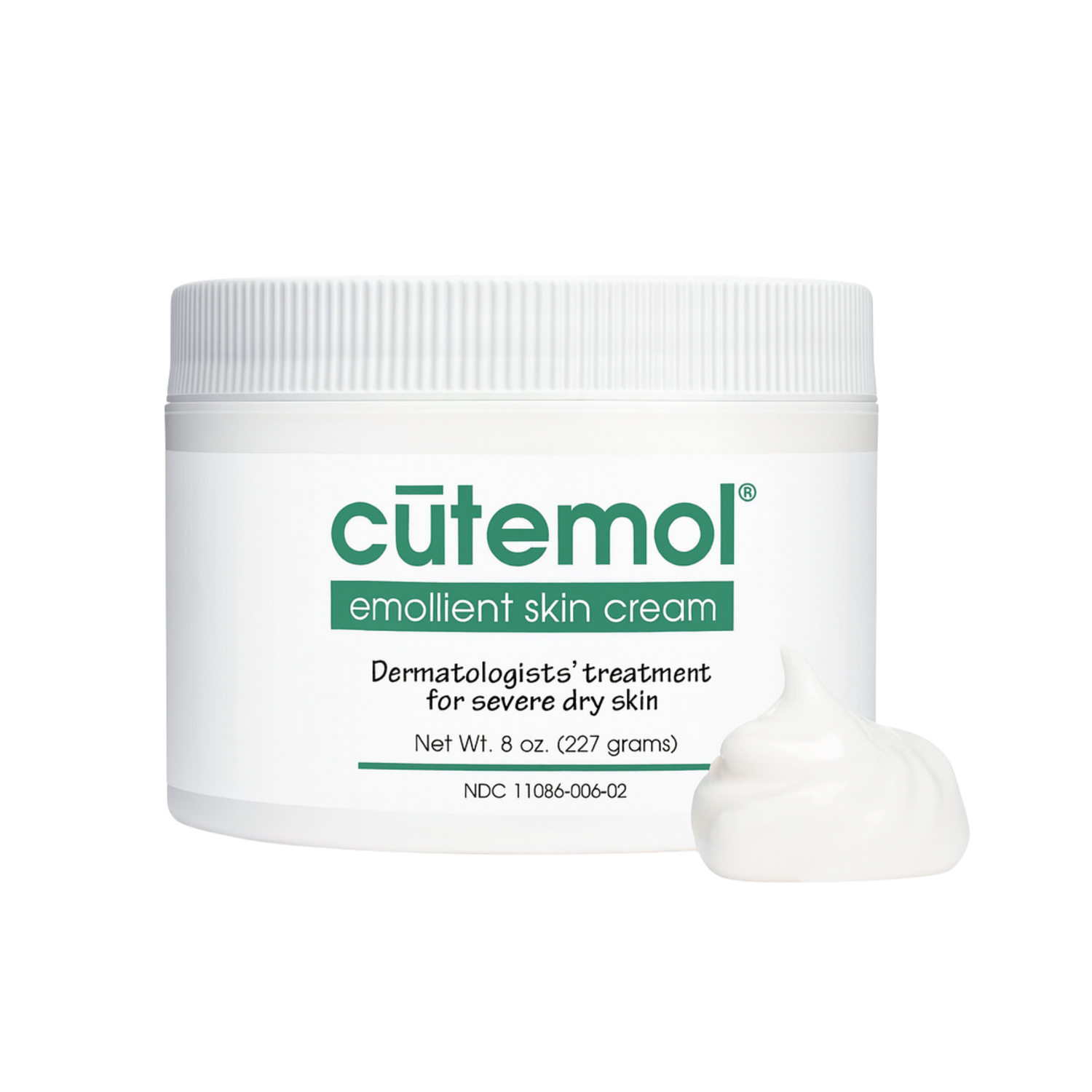 Cutemol Emollient Cream - 8 Ounce Jar